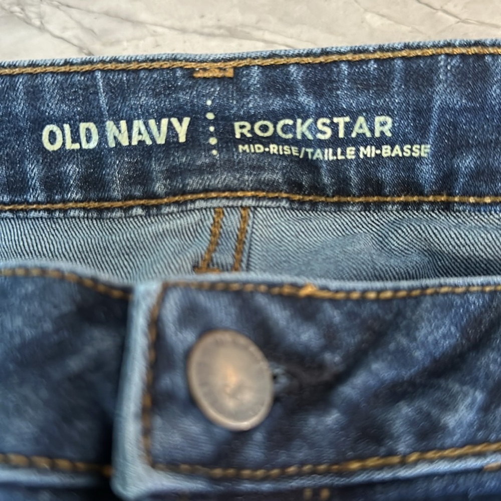 OLD NAVY ROCKSTAR MID-RISE DENIM - Picture 4 of 10